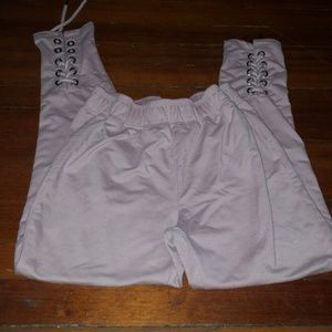 Pink joggers